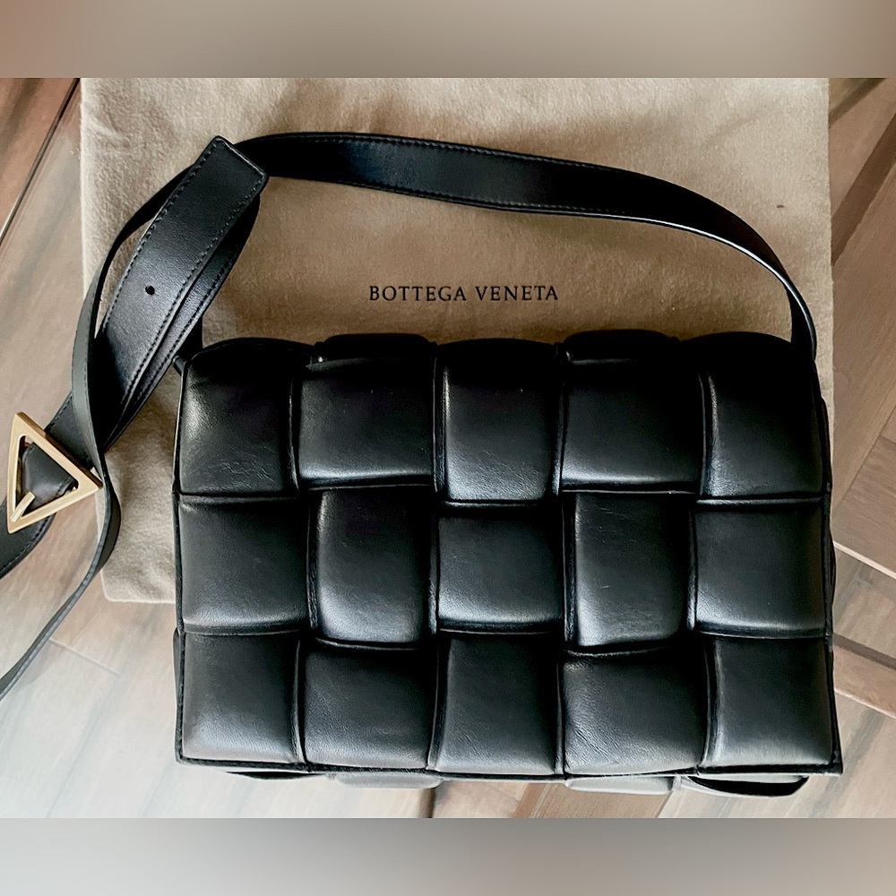 Padded Cassette Leather Crossbody